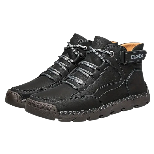 Charles | Orthopedic PU Leather Hiking Shoes