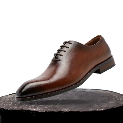 Ashton | Cow Leather Upper Plain Toe Oxford Shoes